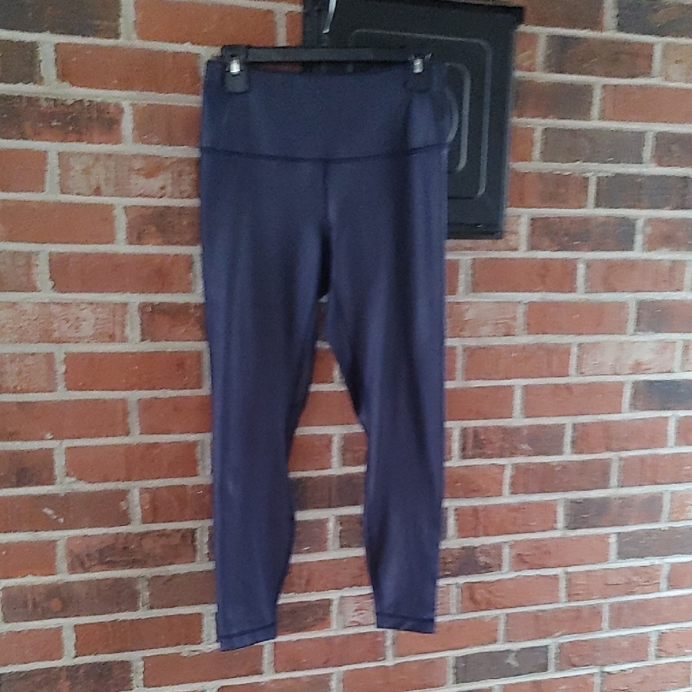 90 Degree by Reflex Active Navy Blue Leggings Size M
